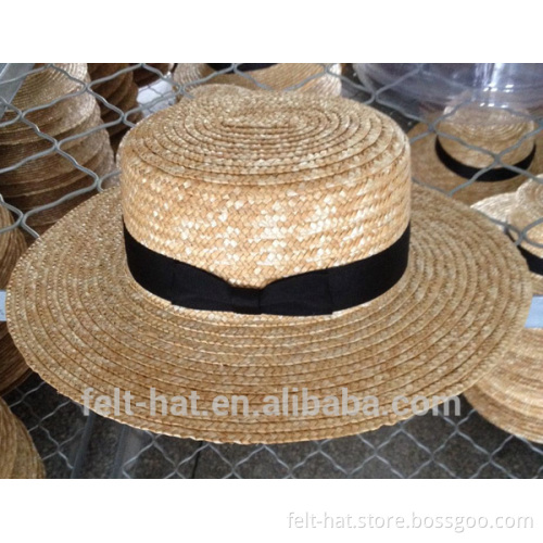 2016 collection wheat straw boater hat